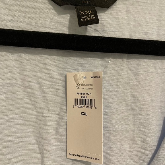 NWT Light blue tank with lace shoulders - Picture 3 of 3